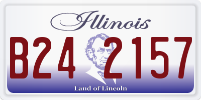 IL license plate B242157