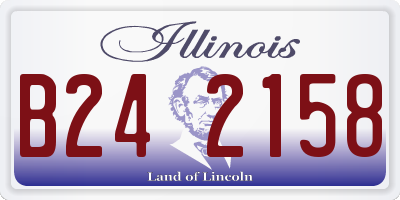 IL license plate B242158