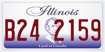 IL license plate B242159