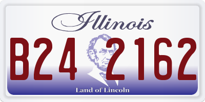 IL license plate B242162