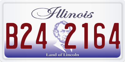IL license plate B242164