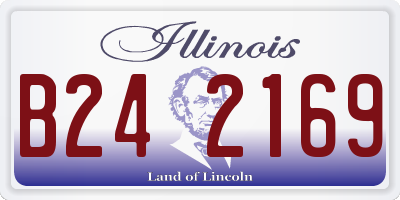 IL license plate B242169