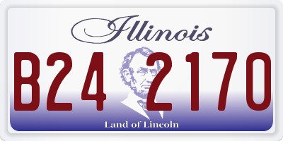 IL license plate B242170