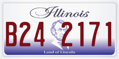 IL license plate B242171