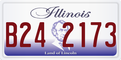 IL license plate B242173