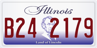 IL license plate B242179