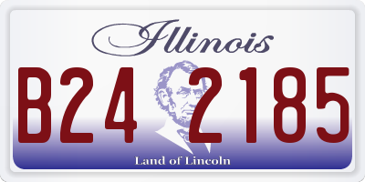 IL license plate B242185