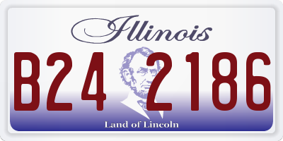 IL license plate B242186