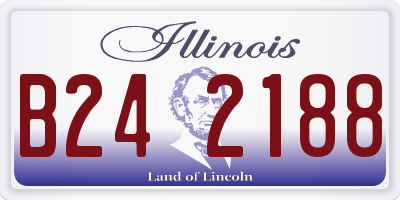 IL license plate B242188