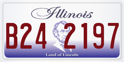 IL license plate B242197