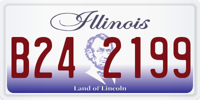 IL license plate B242199