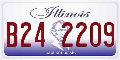 IL license plate B242209