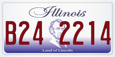 IL license plate B242214