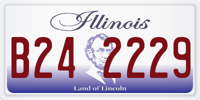 IL license plate B242229