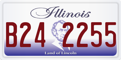 IL license plate B242255