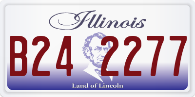 IL license plate B242277