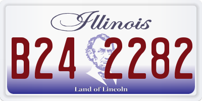 IL license plate B242282