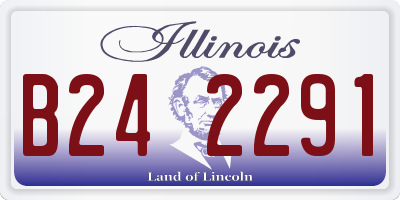 IL license plate B242291