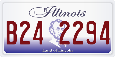 IL license plate B242294