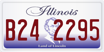 IL license plate B242295