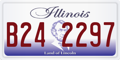 IL license plate B242297