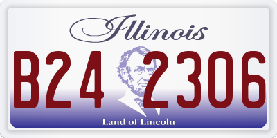 IL license plate B242306
