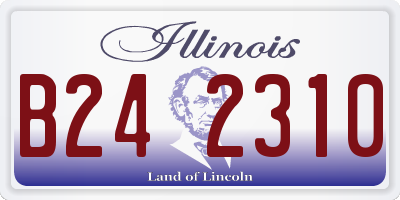 IL license plate B242310