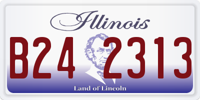 IL license plate B242313