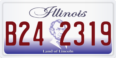 IL license plate B242319
