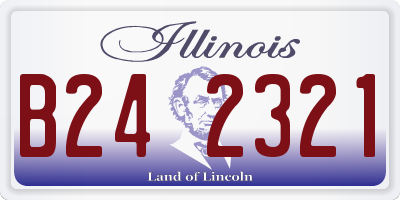 IL license plate B242321