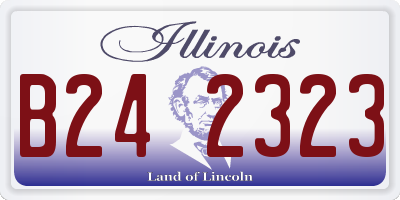 IL license plate B242323