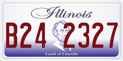 IL license plate B242327