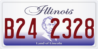 IL license plate B242328
