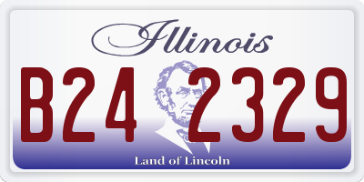 IL license plate B242329