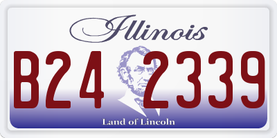 IL license plate B242339