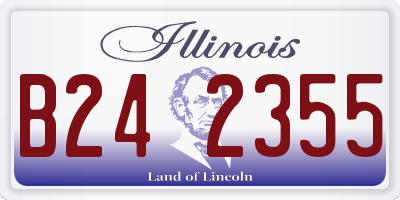 IL license plate B242355