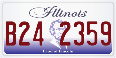 IL license plate B242359
