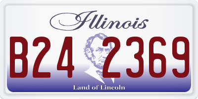 IL license plate B242369