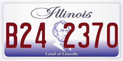 IL license plate B242370