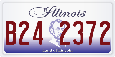 IL license plate B242372