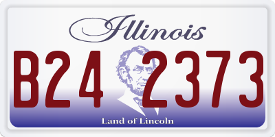 IL license plate B242373