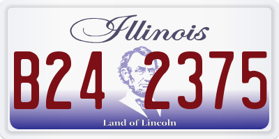 IL license plate B242375