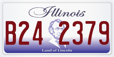 IL license plate B242379