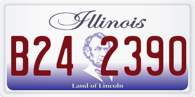IL license plate B242390