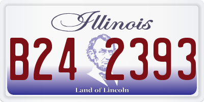 IL license plate B242393