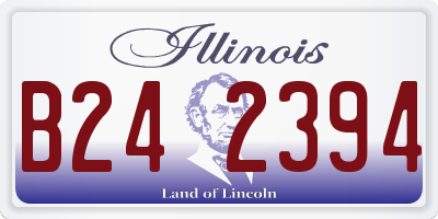 IL license plate B242394