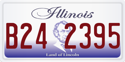 IL license plate B242395