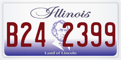 IL license plate B242399