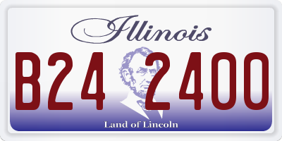 IL license plate B242400
