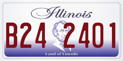 IL license plate B242401